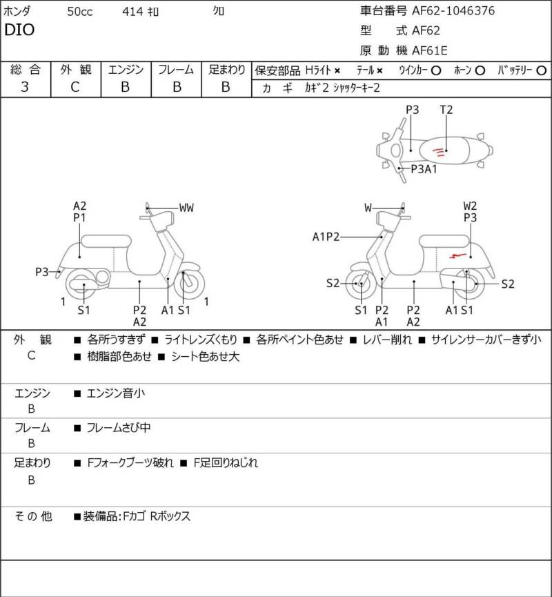Карта повреждений