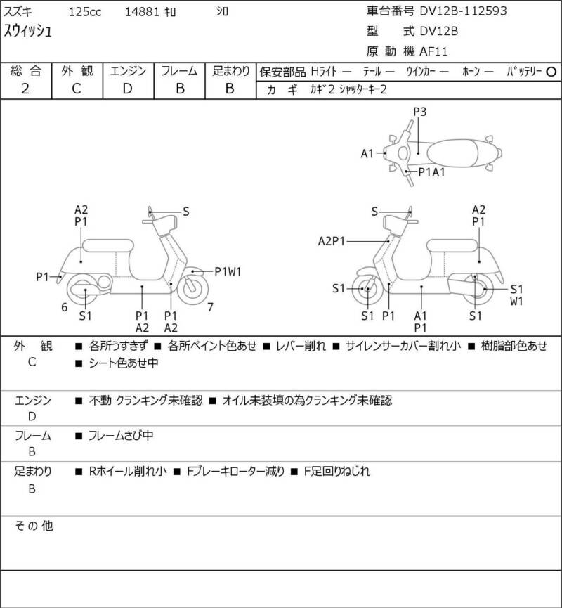 Карта повреждений