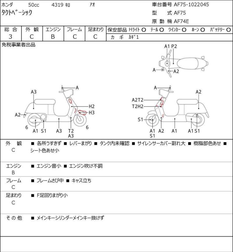 Карта повреждений