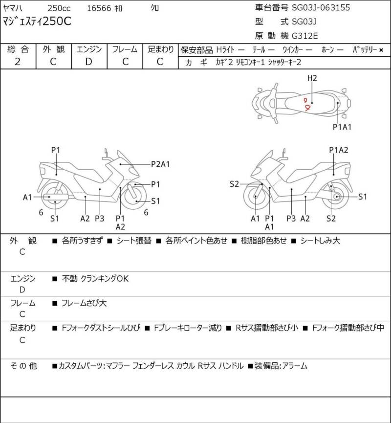 Карта повреждений