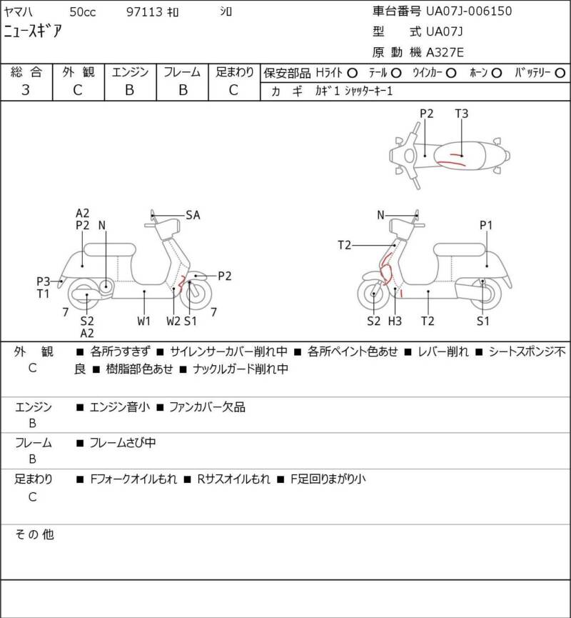 Карта повреждений