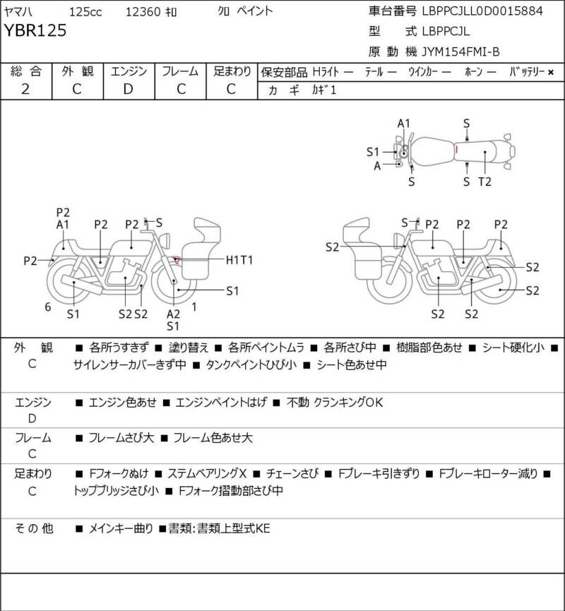 Карта повреждений