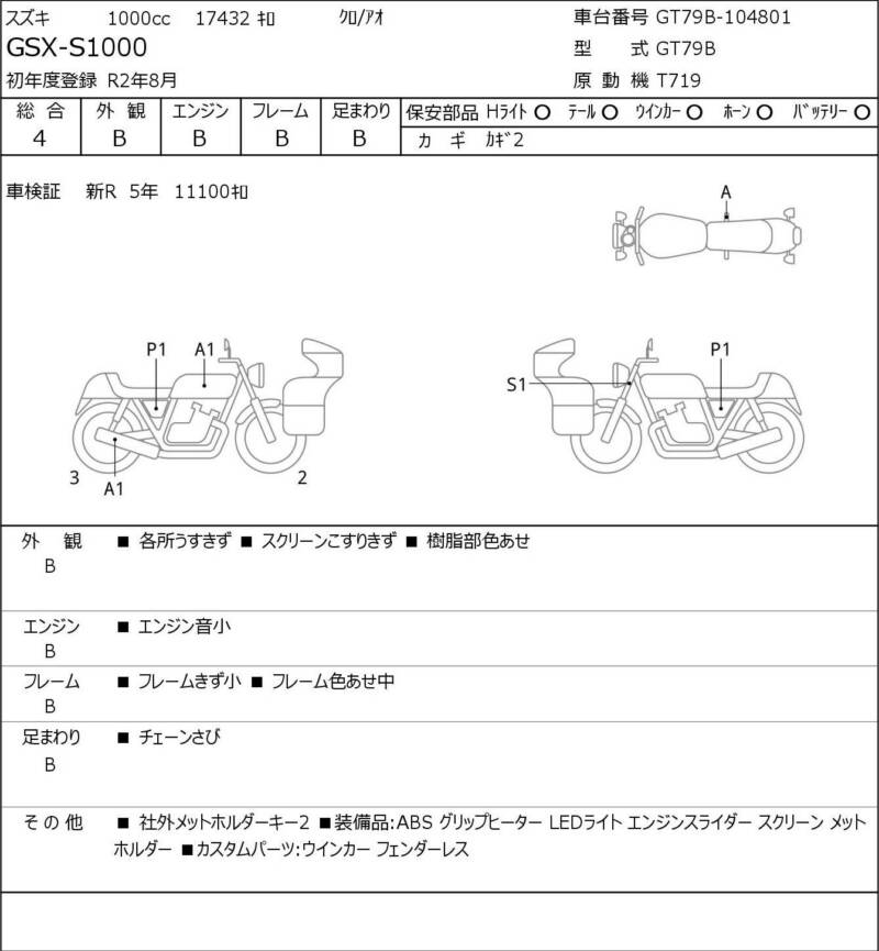 Карта повреждений