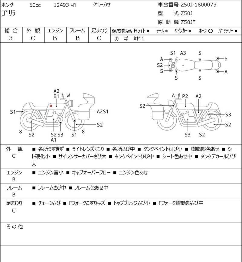 Карта повреждений