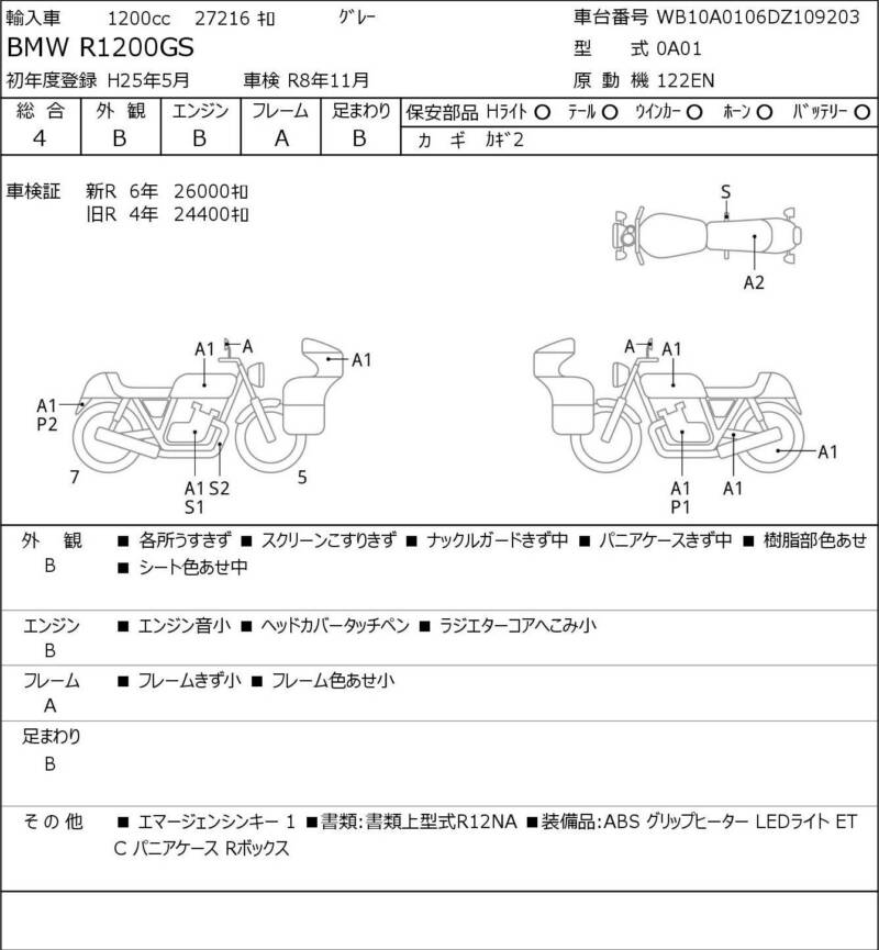 Карта повреждений