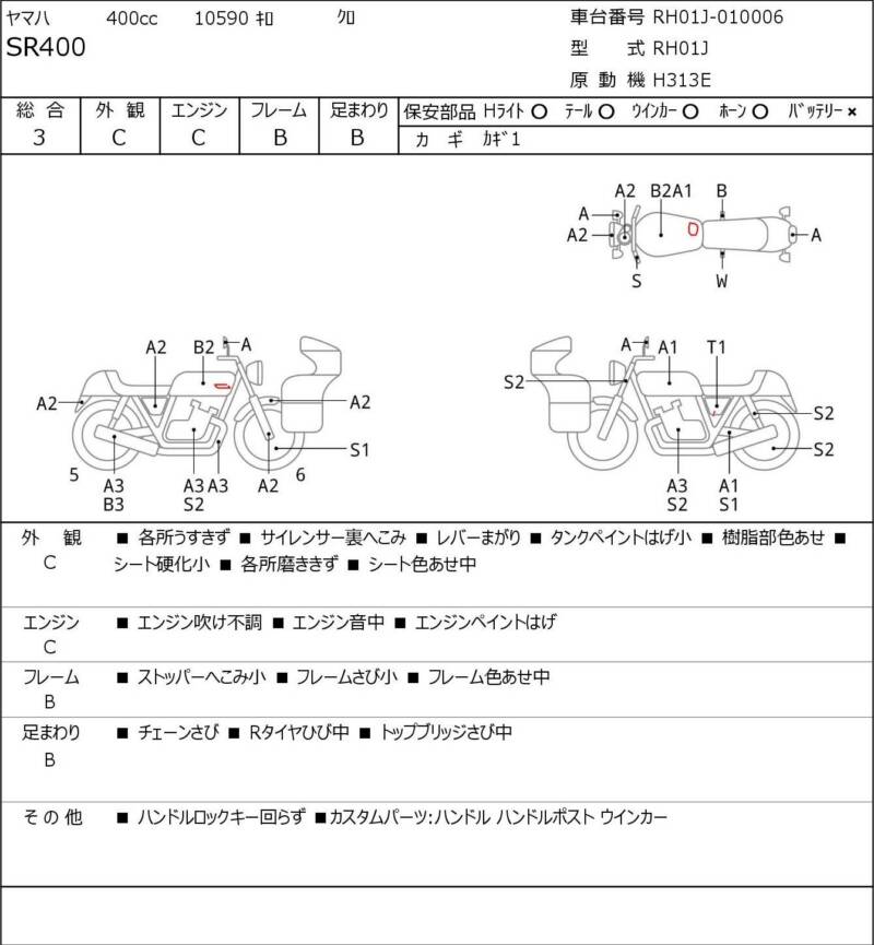 Карта повреждений