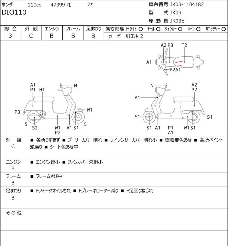 Карта повреждений