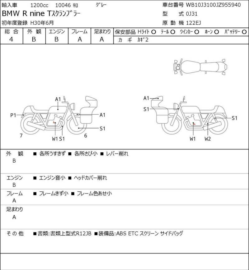 Карта повреждений