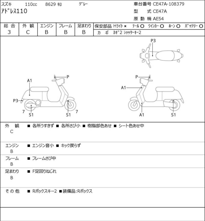 Карта повреждений