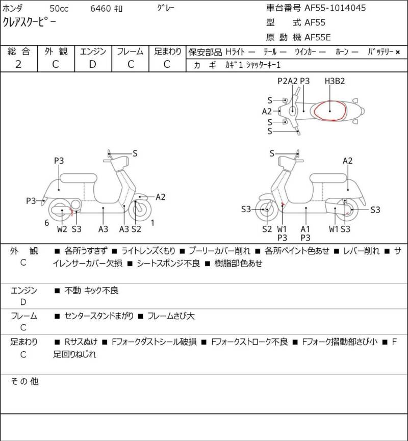 Карта повреждений