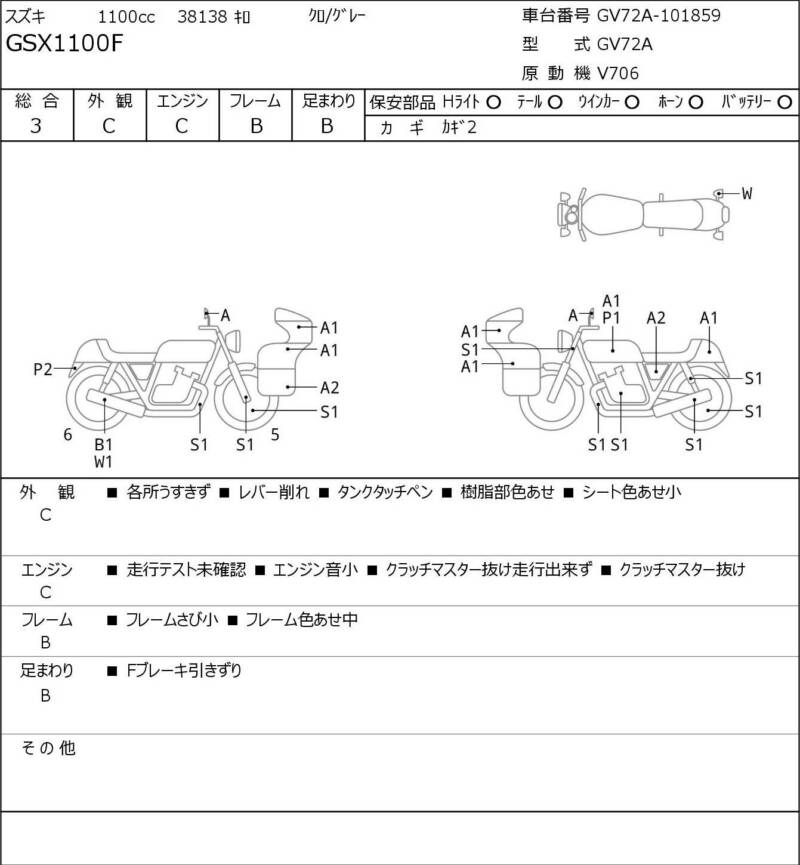 Карта повреждений