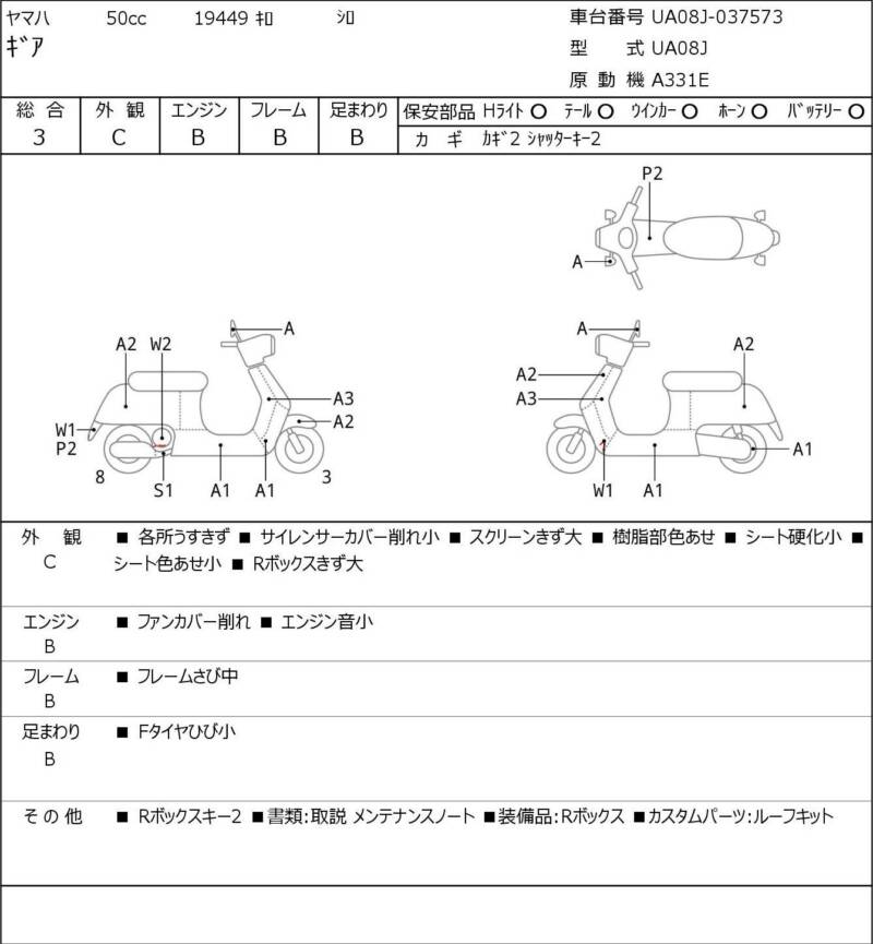 Карта повреждений