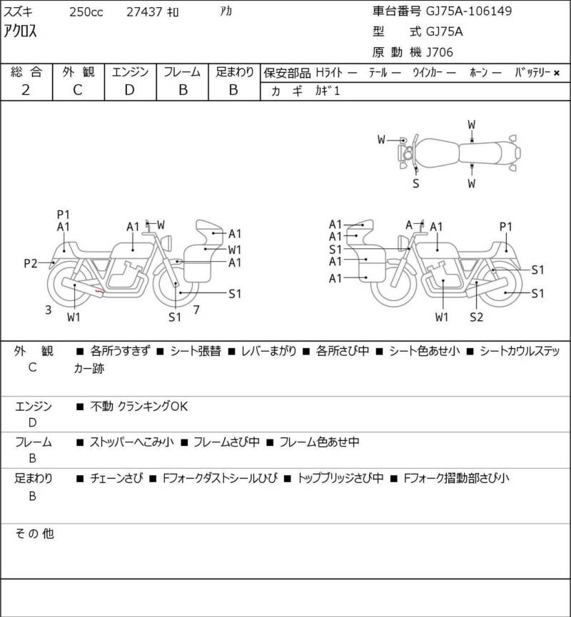 Карта повреждений