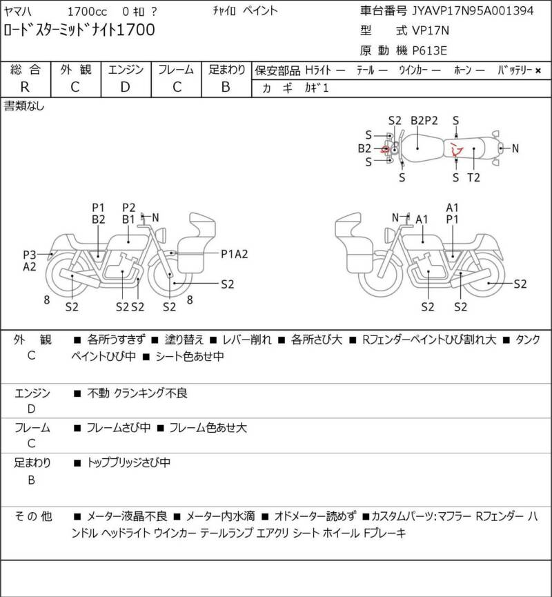 Карта повреждений