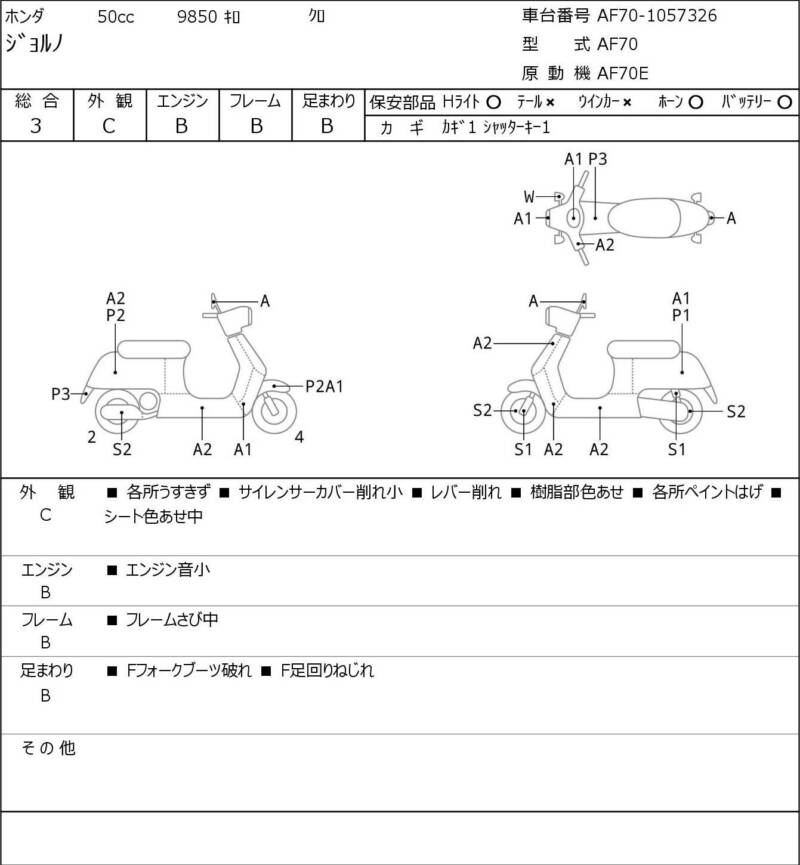 Карта повреждений