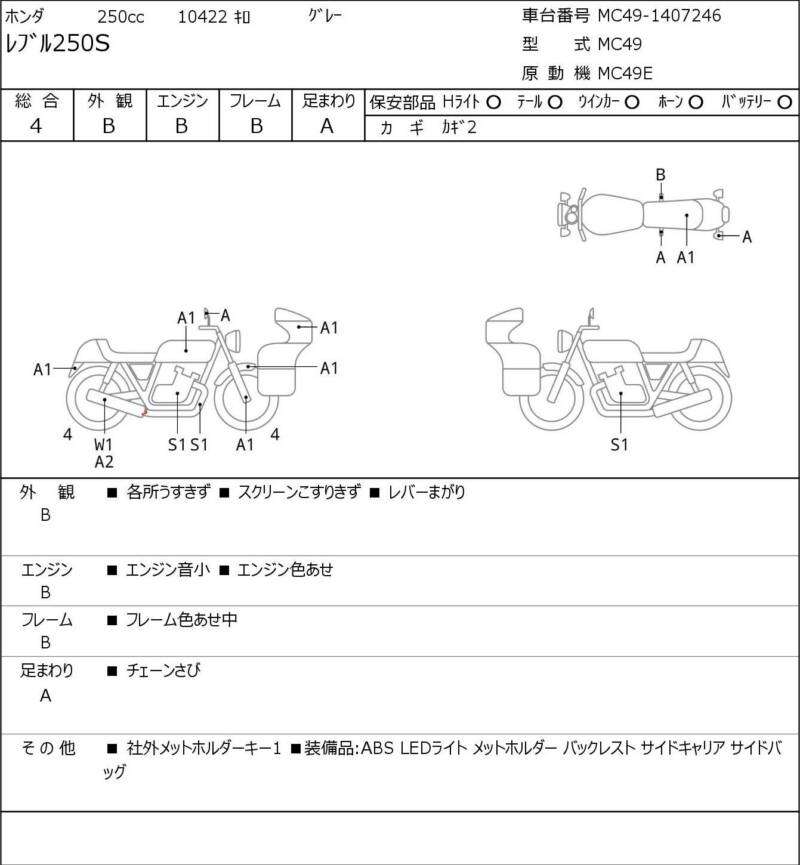 Карта повреждений