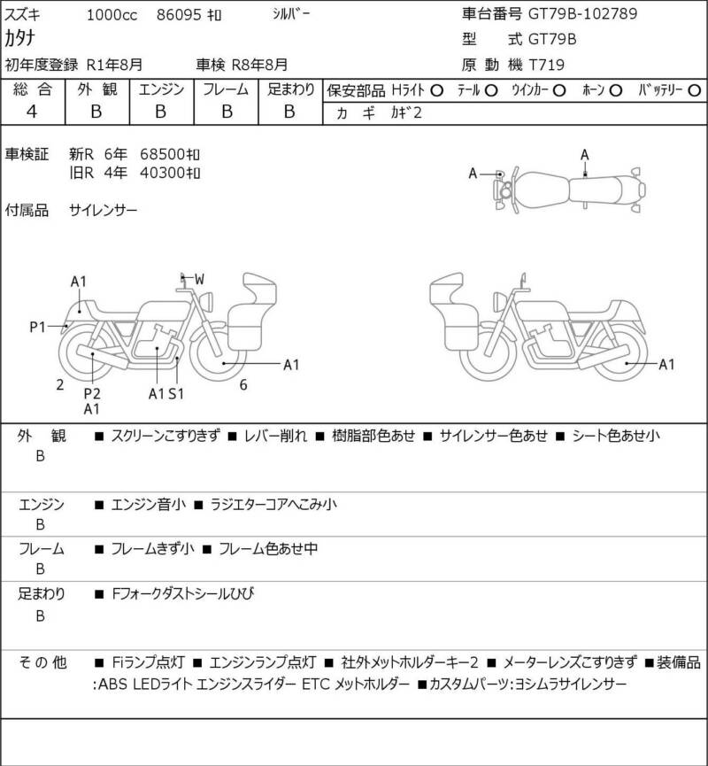 Карта повреждений
