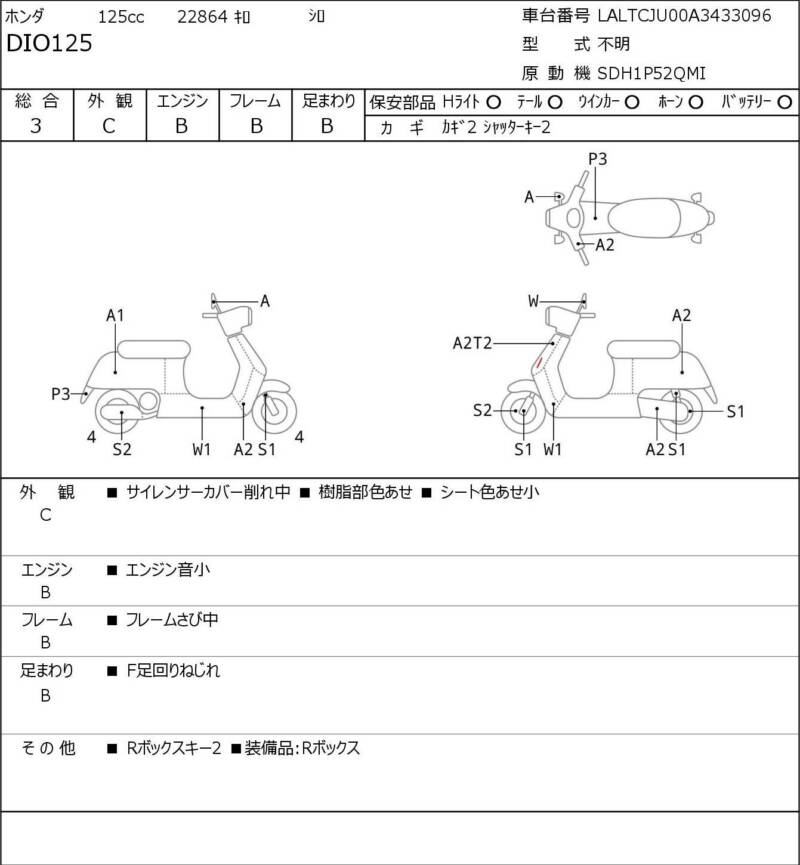 Карта повреждений