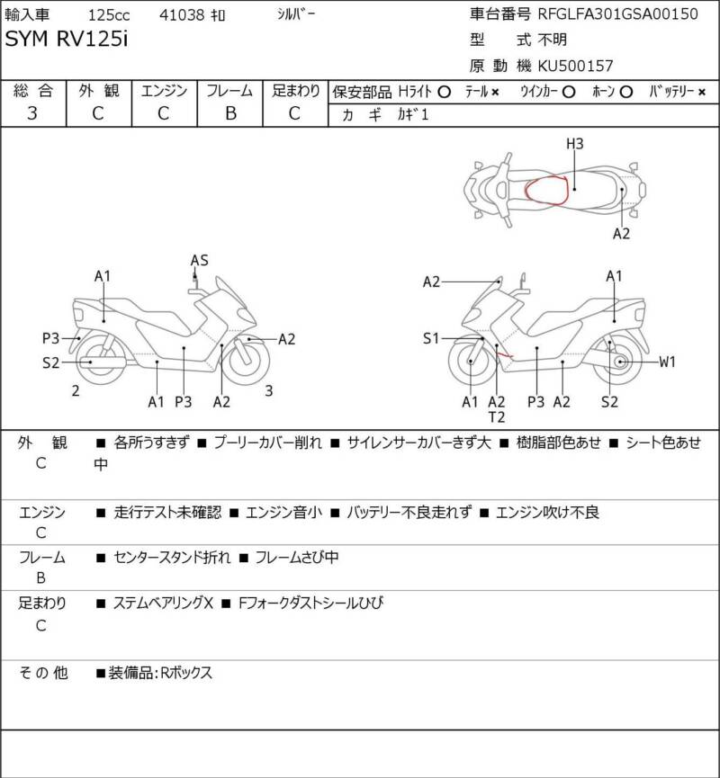 Карта повреждений