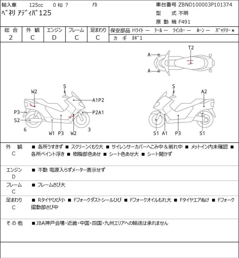 Карта повреждений