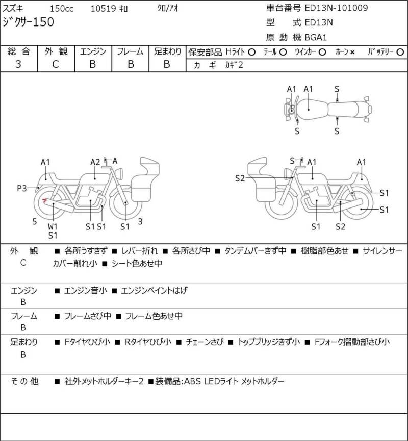 Карта повреждений