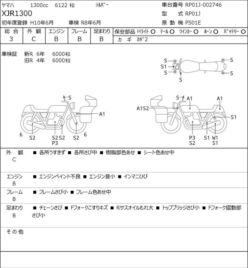 Карта повреждений