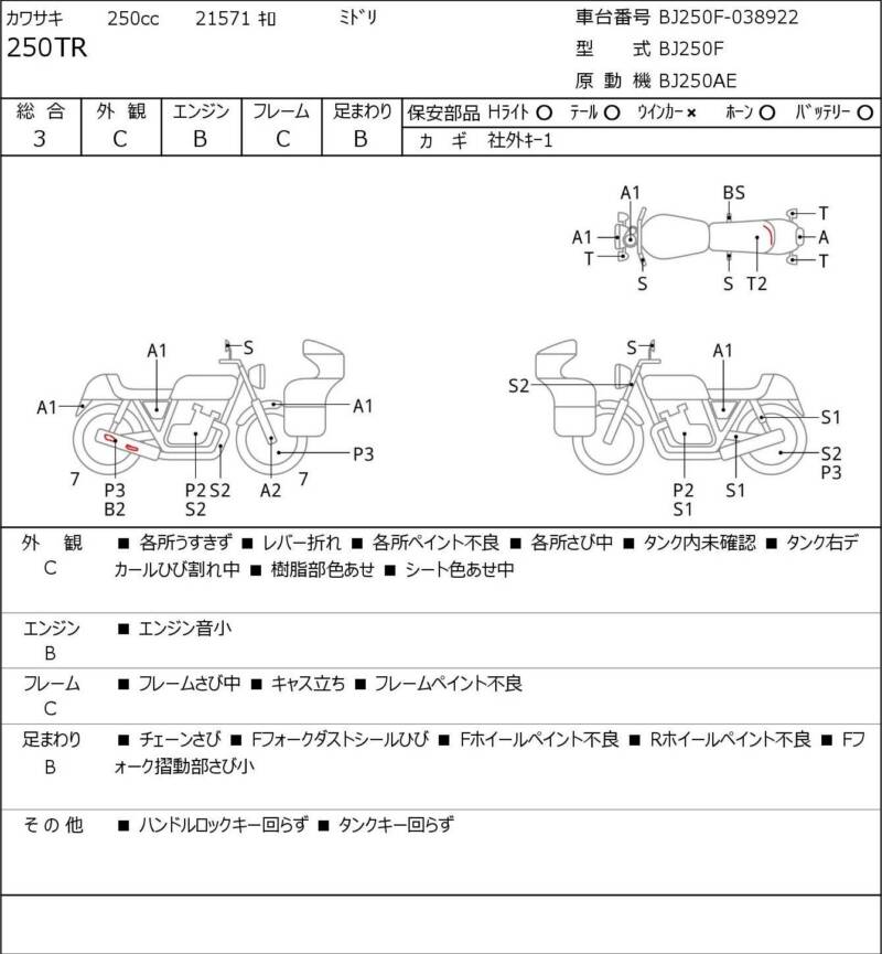 Карта повреждений