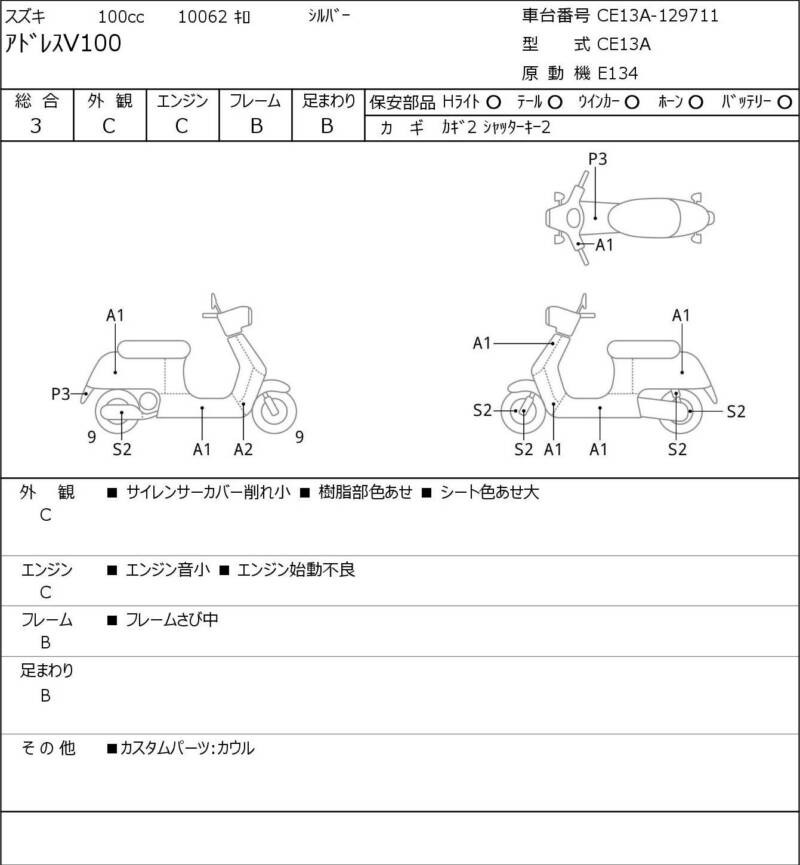 Карта повреждений