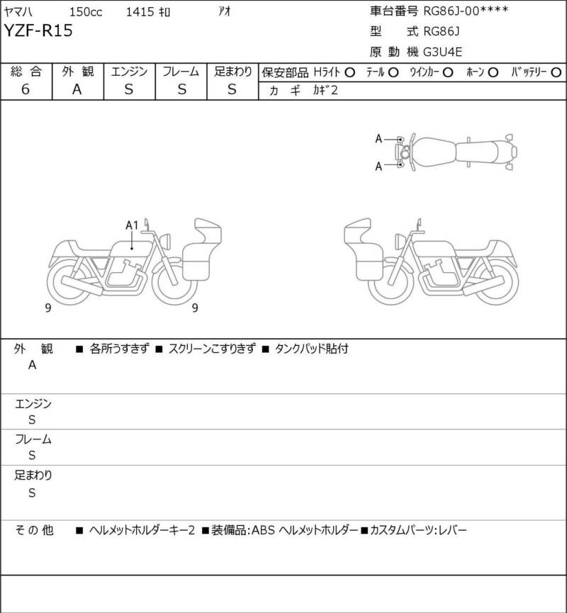 Карта повреждений