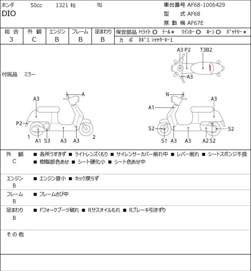 Карта повреждений