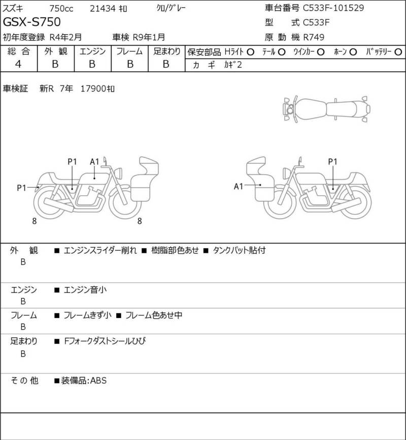 Карта повреждений