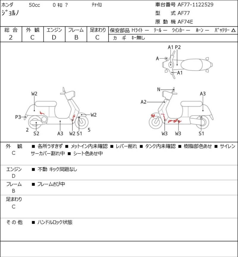 Карта повреждений