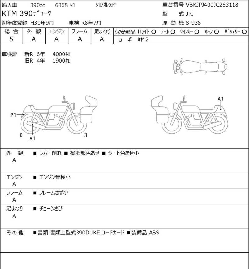 Карта повреждений