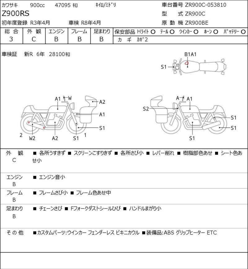 Карта повреждений