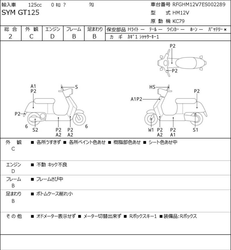 Карта повреждений
