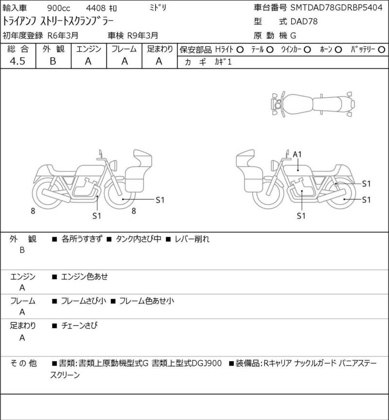 Карта повреждений
