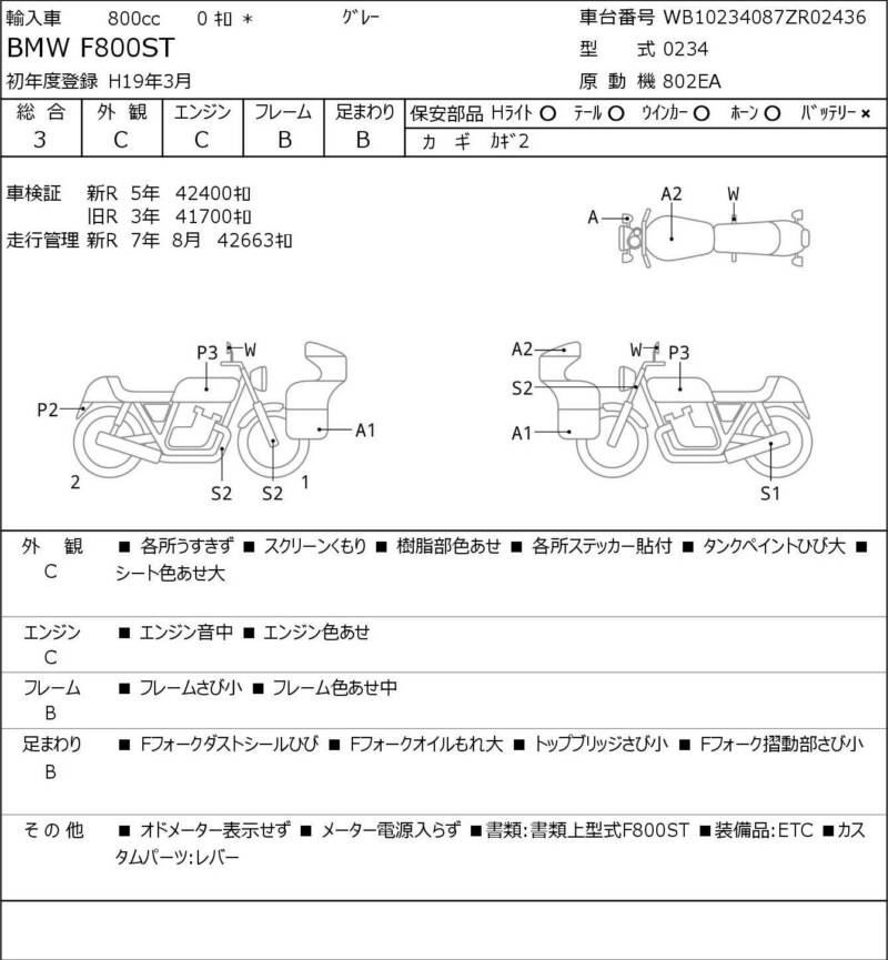 Карта повреждений