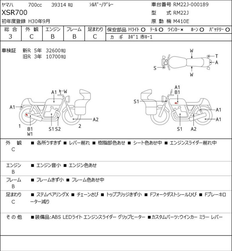 Карта повреждений