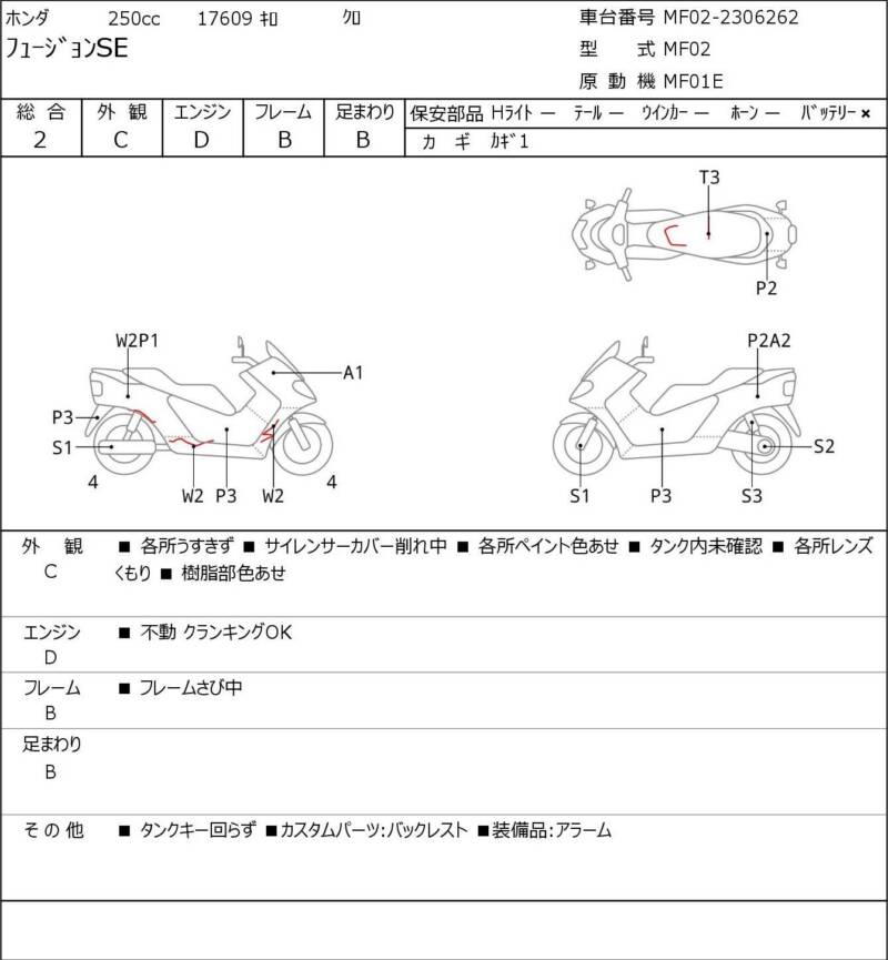 Карта повреждений