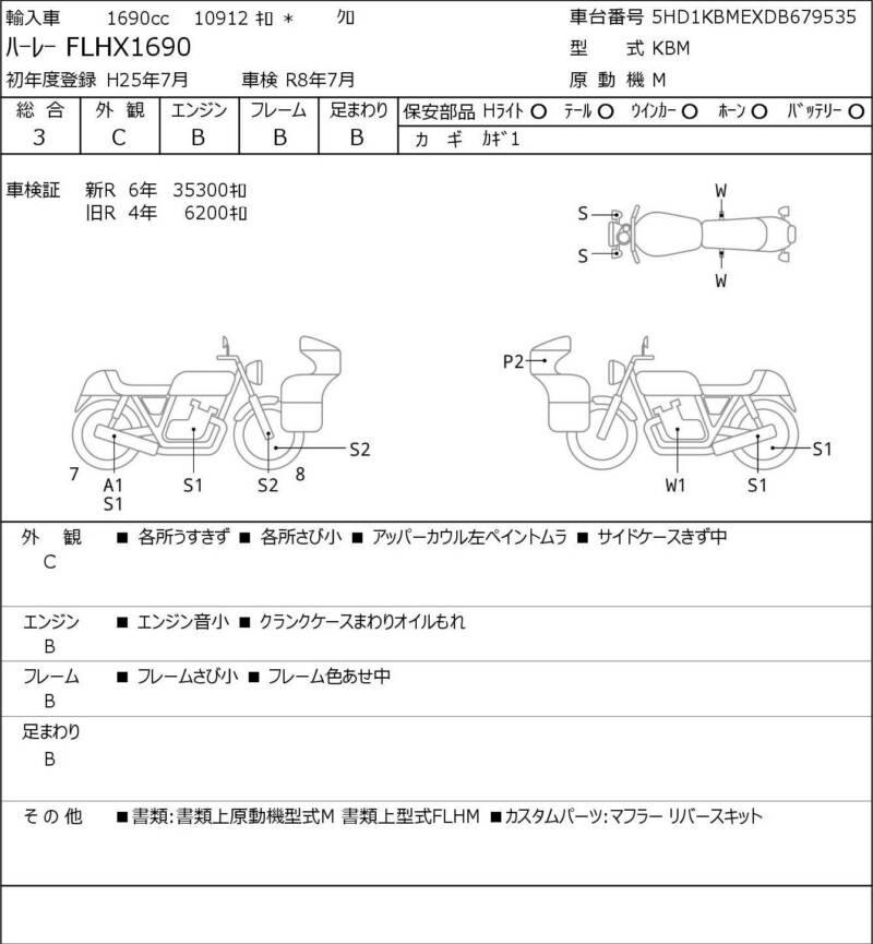 Карта повреждений