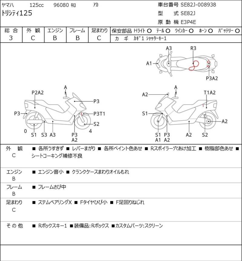 Карта повреждений