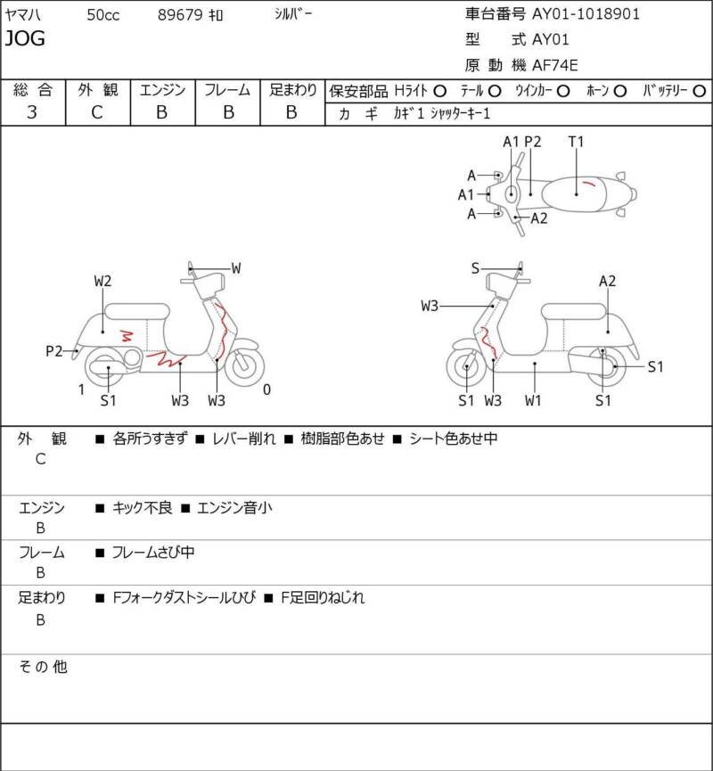 Карта повреждений
