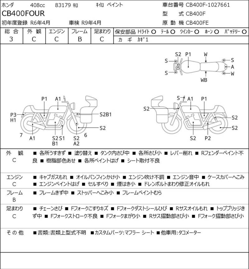 Карта повреждений