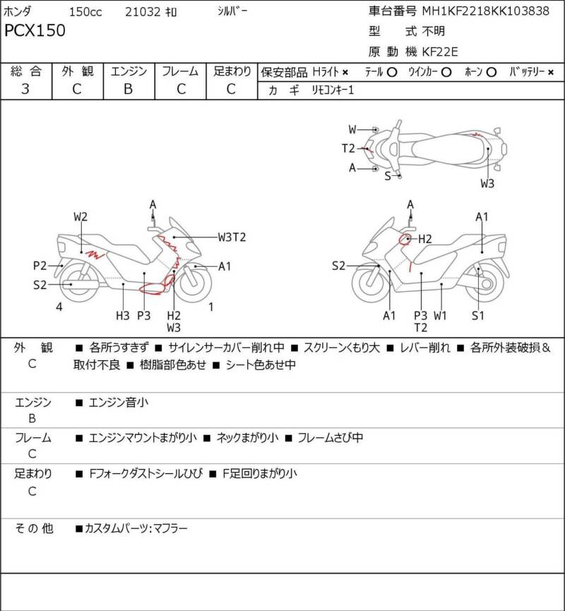 Карта повреждений