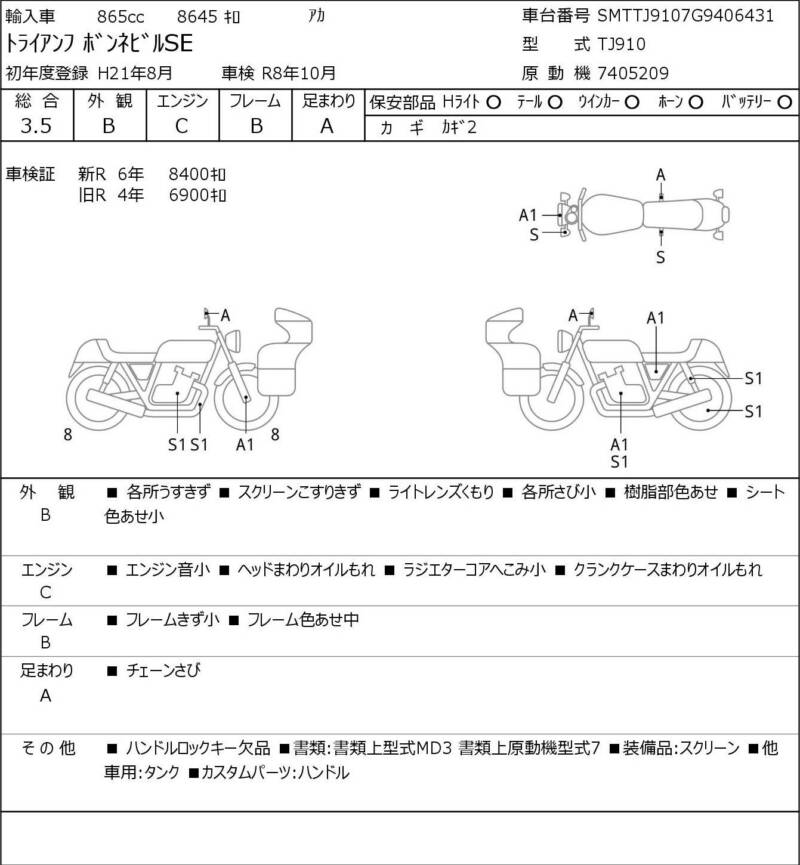 Карта повреждений