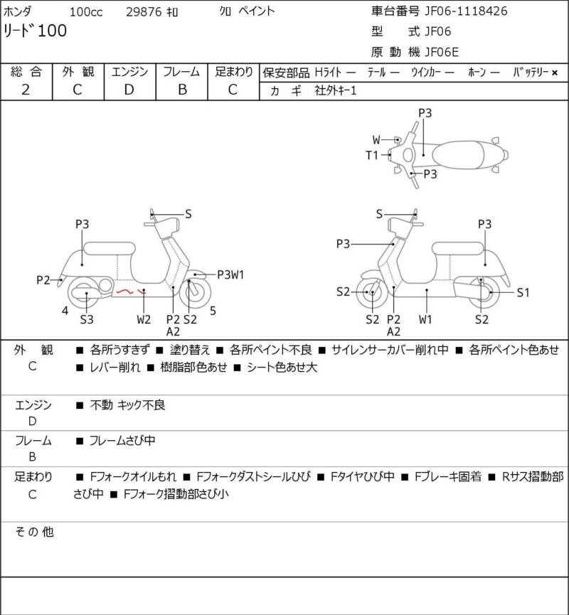 Карта повреждений