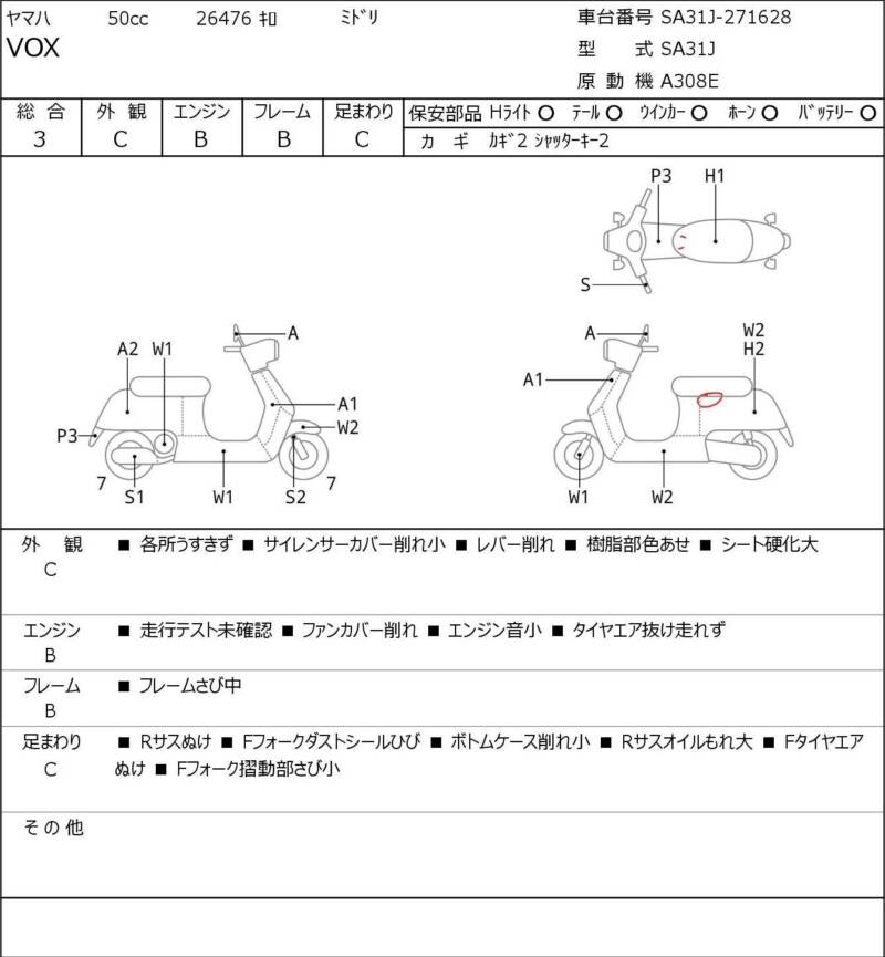Карта повреждений