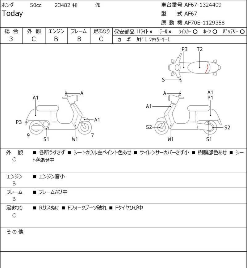 Карта повреждений