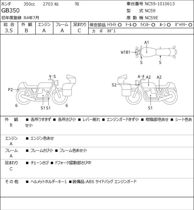 Карта повреждений