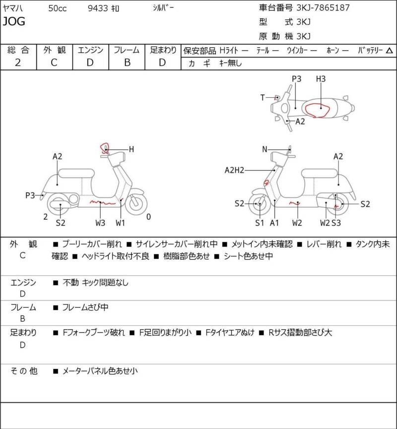 Карта повреждений